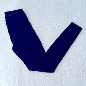 Velvet Leggings in Navy Blue by Spanx Girls